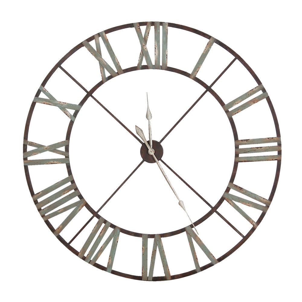 Large Aged Wall Clock