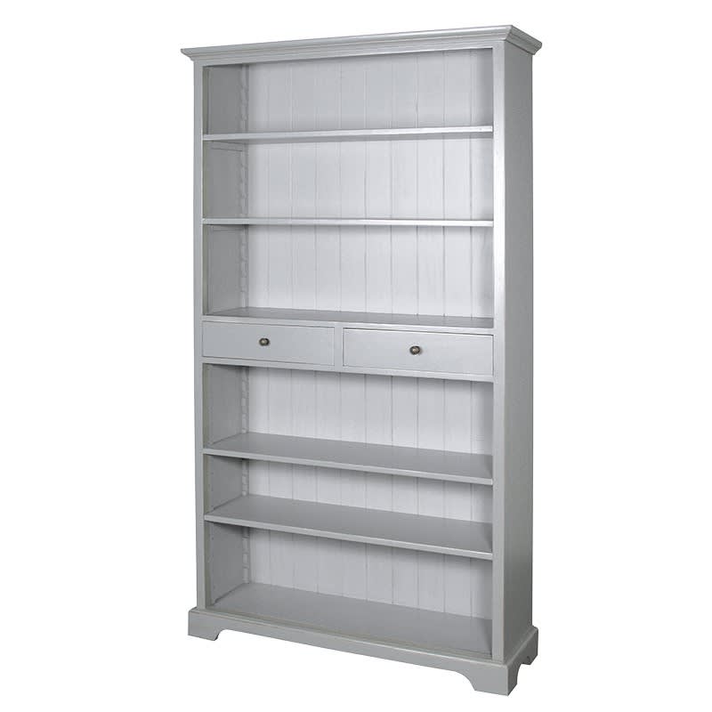 Portobello Grey Open Bookcase