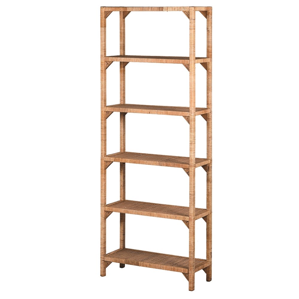 Natural Rattan Shelving Unit