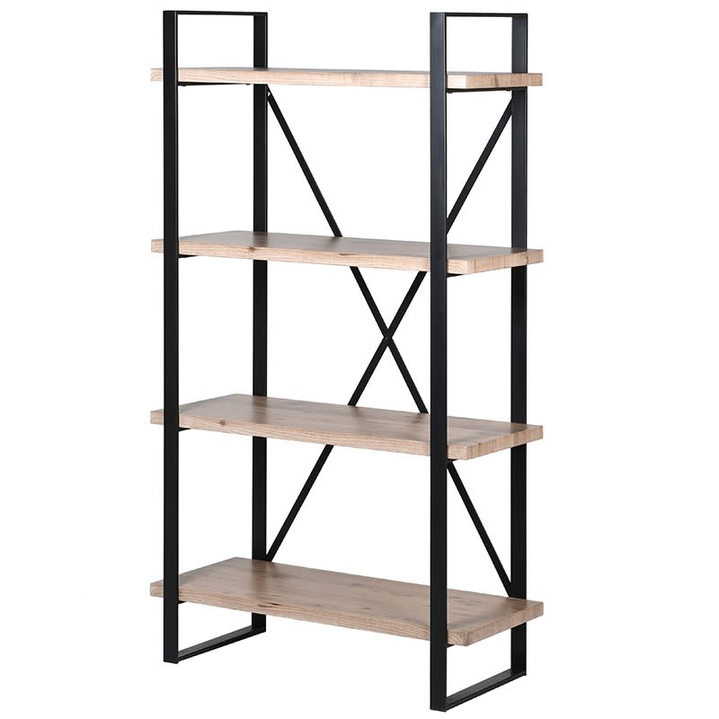 Industrial Iron Shelving Unit