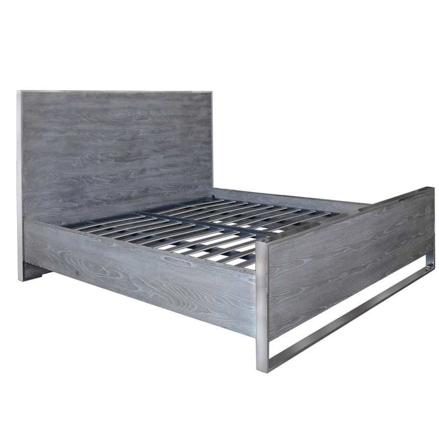 Asher Grey 6ft Superking Bed