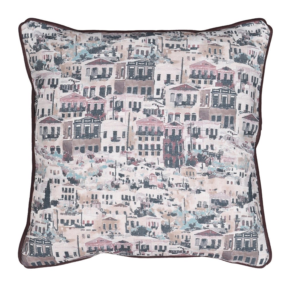 Amalfi Coast Print Cushion