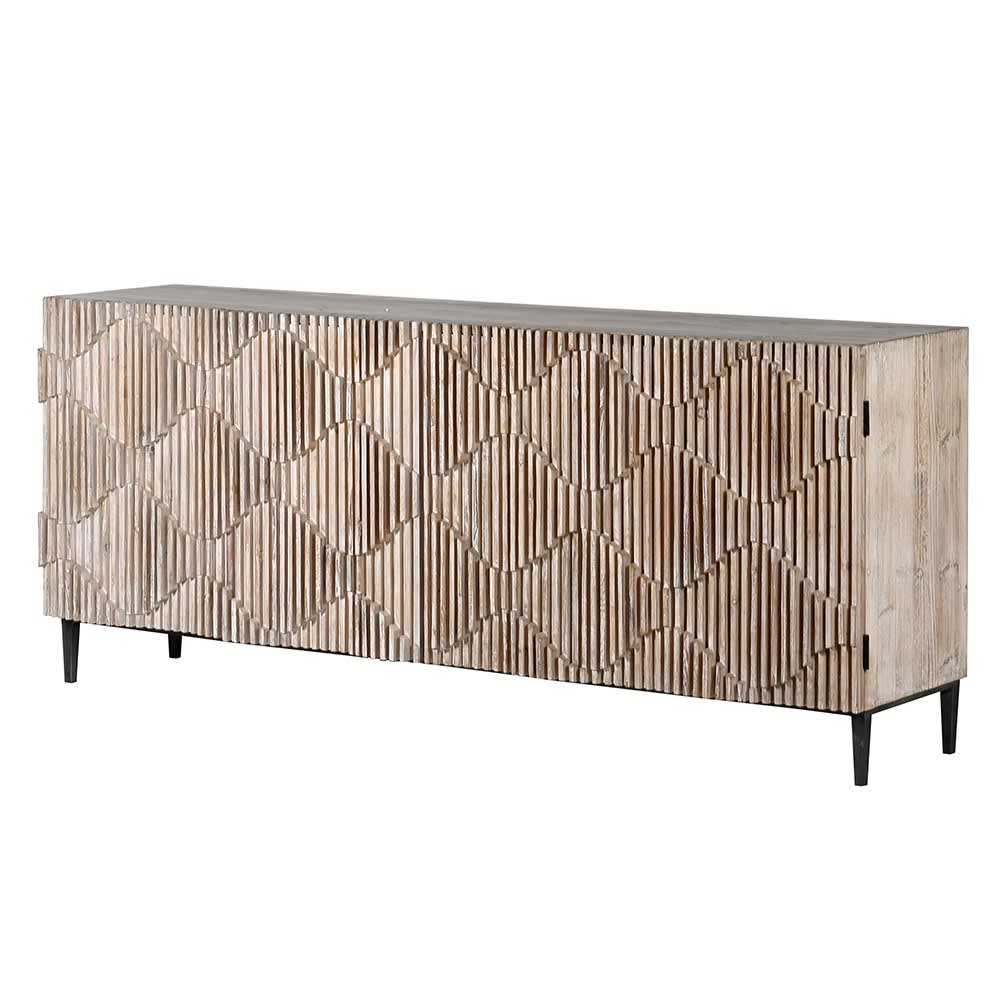 Greyscale Wave Sideboard