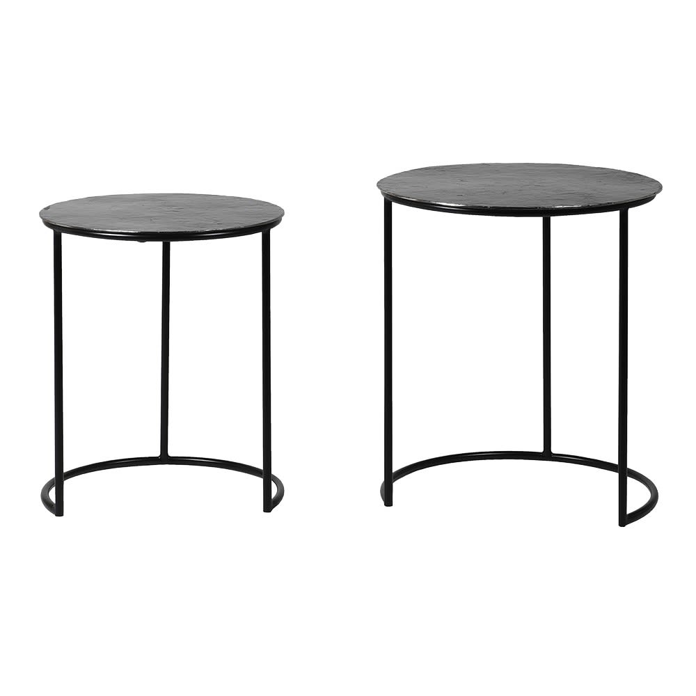 Black Patent Enamel Nest of Tables