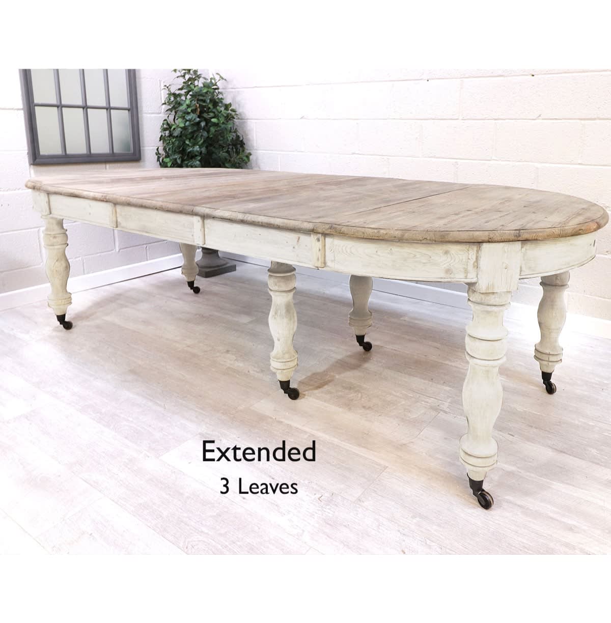French Style Ivory 2.7m Ex-Display Table