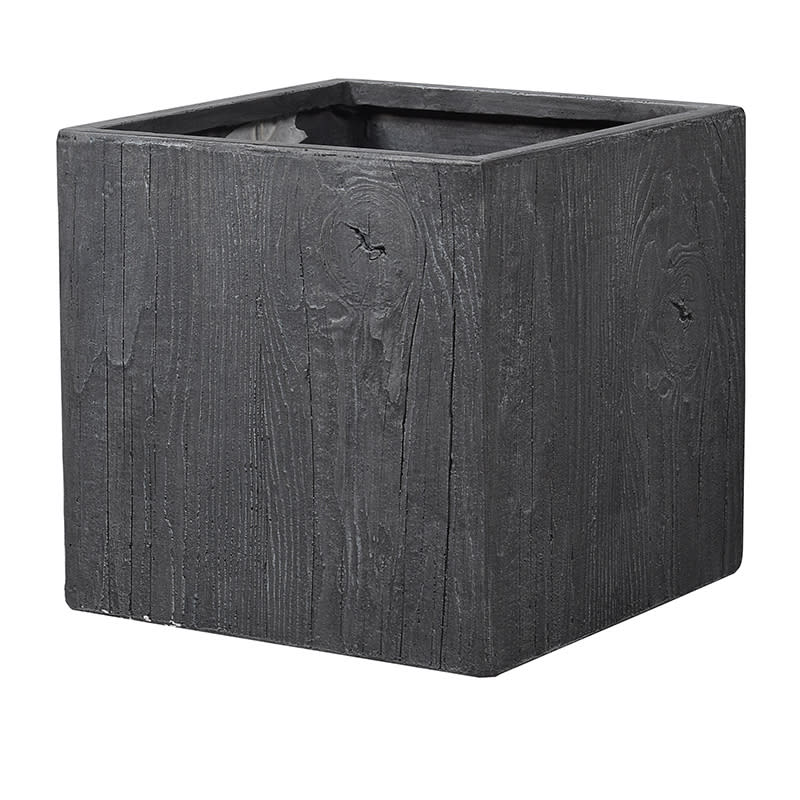 Square Dark Grey Planter