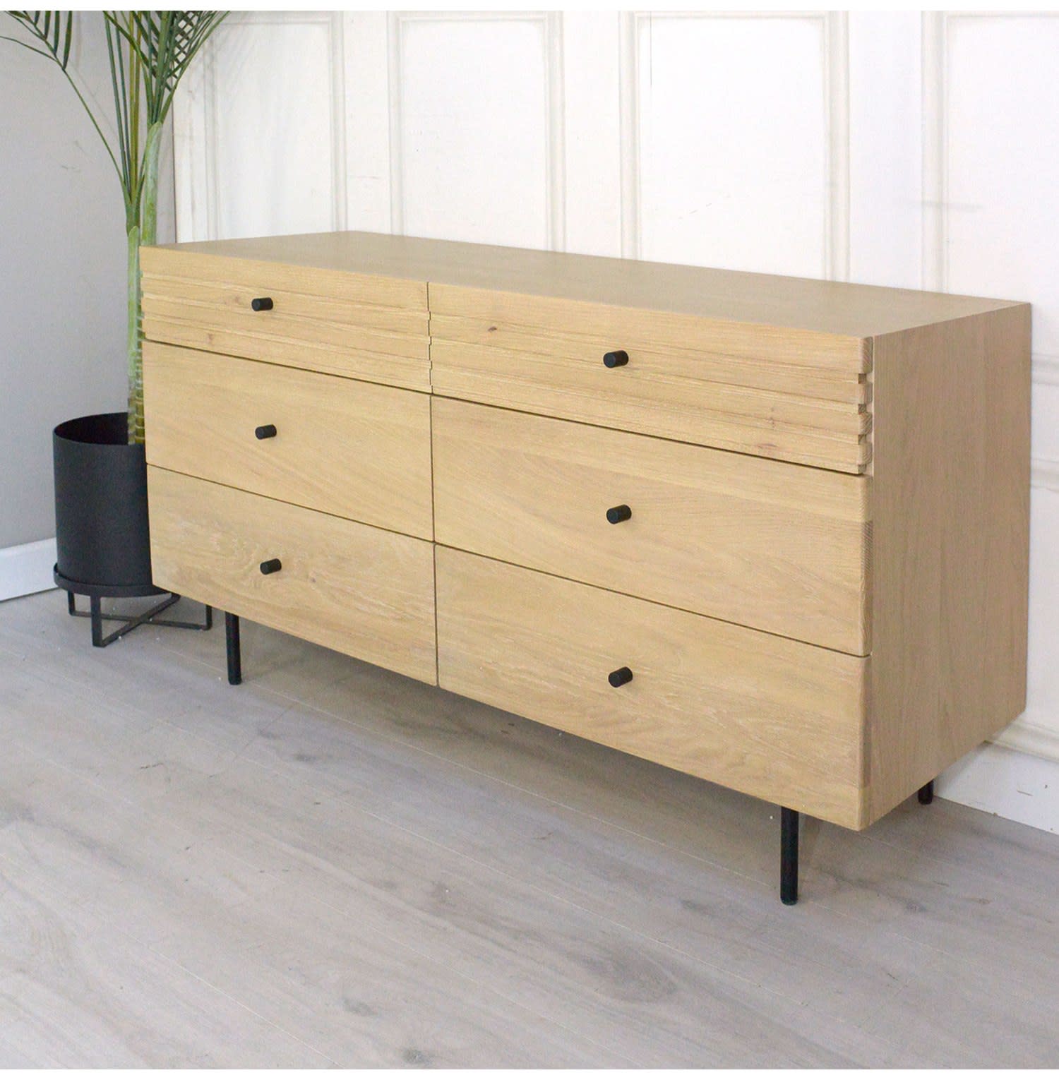 Okayama Oak 6 Drawer Chest of Drawers by Gallery Direct