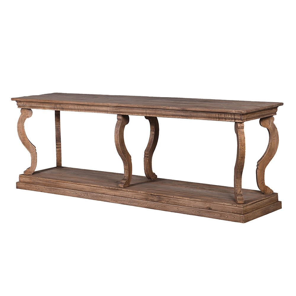 Large Reclaimed Oak Hall Console Table