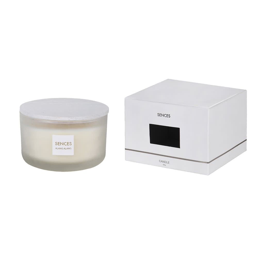 White Alang Alang Scented Candle