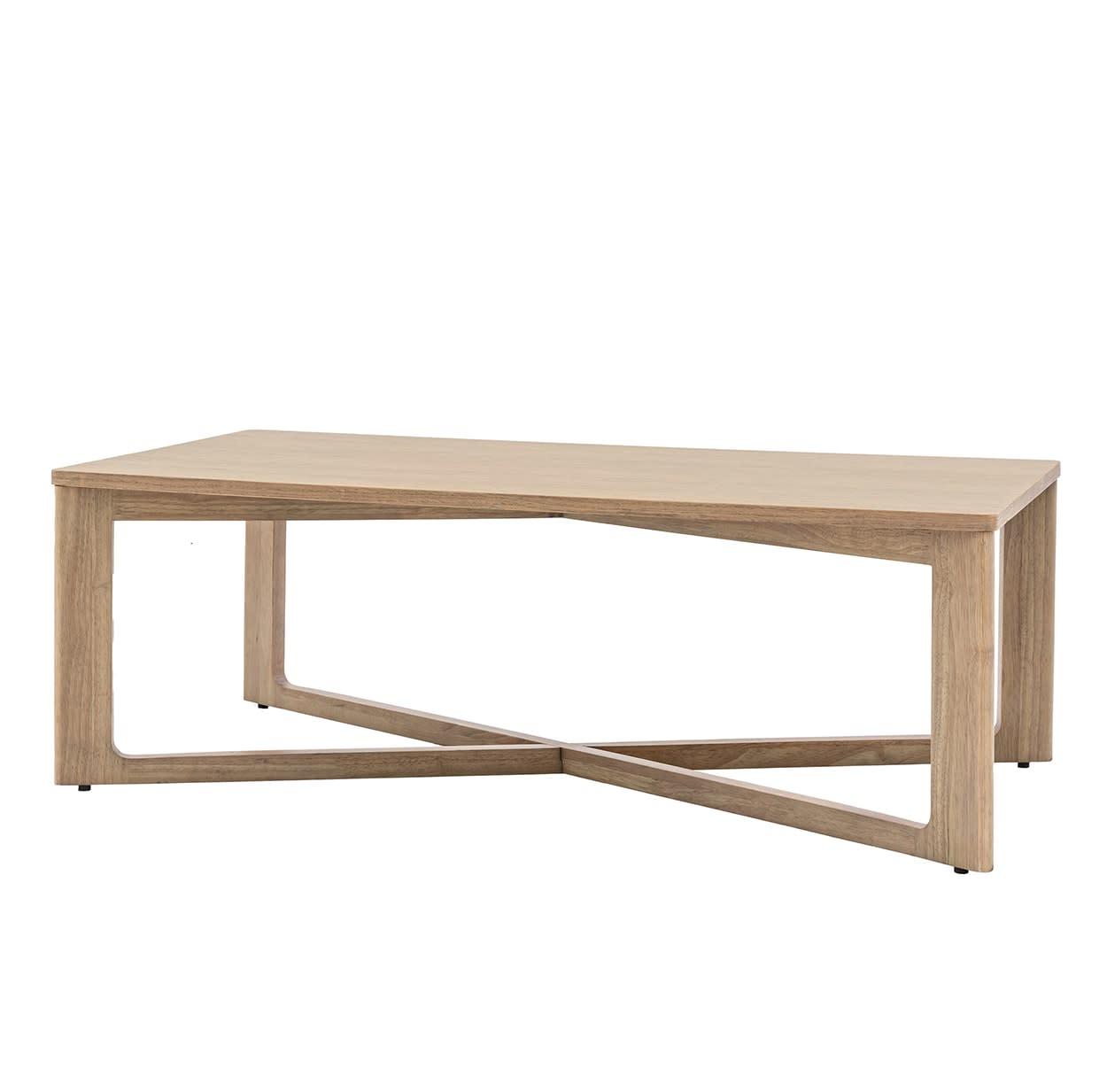 Panelled Grey Wooden Coffee Table by Gallery Direct