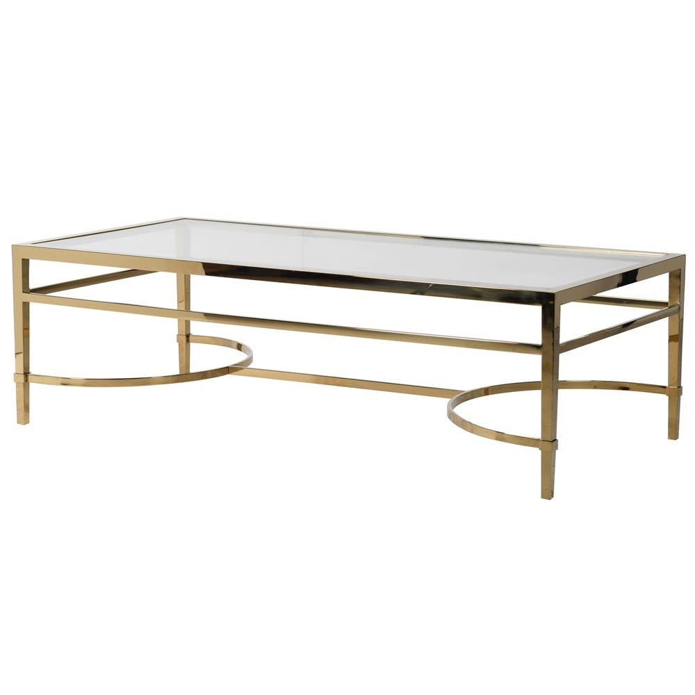 Sloane Gold Rectangular Coffee Table