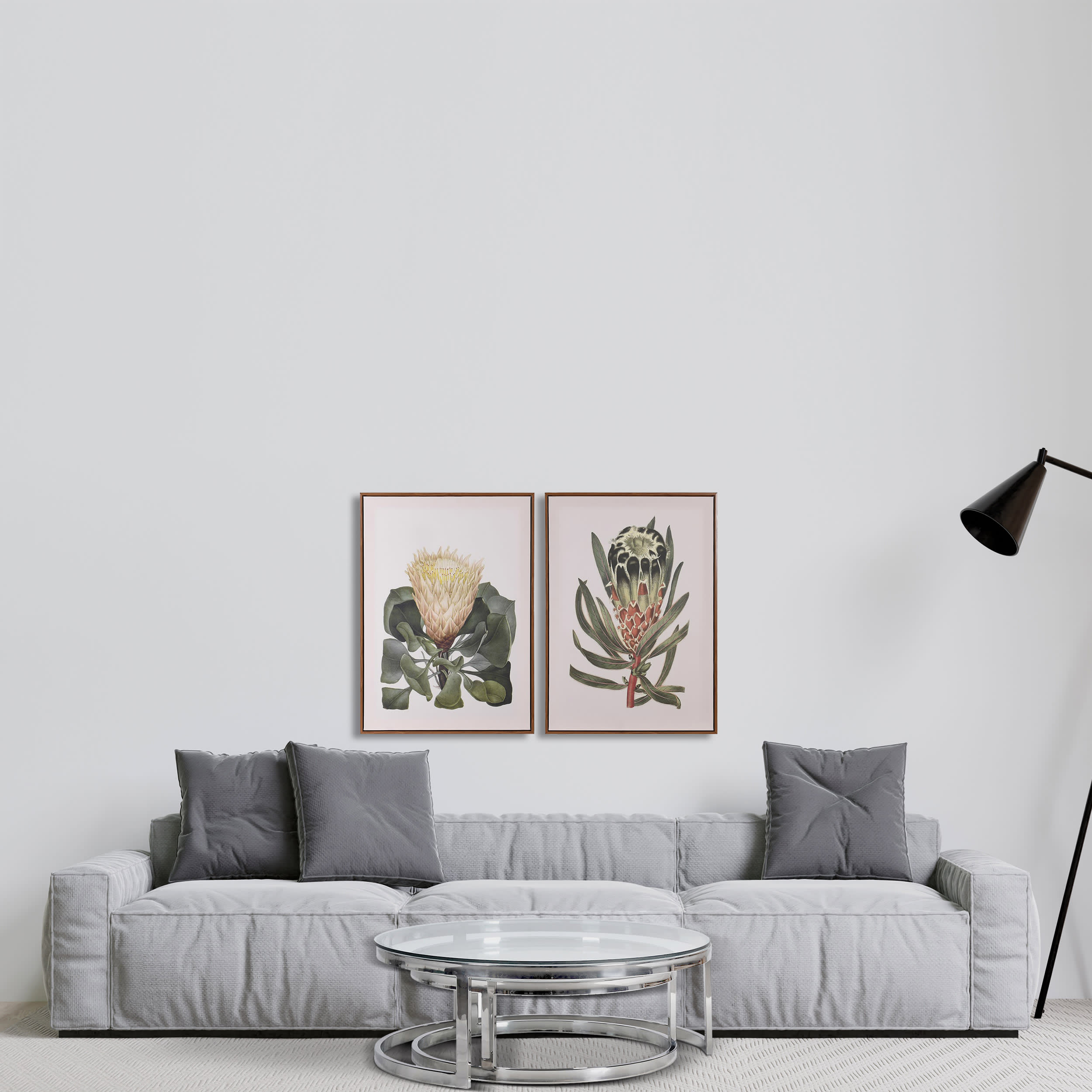 Set of 2 Protea Wall Pictures