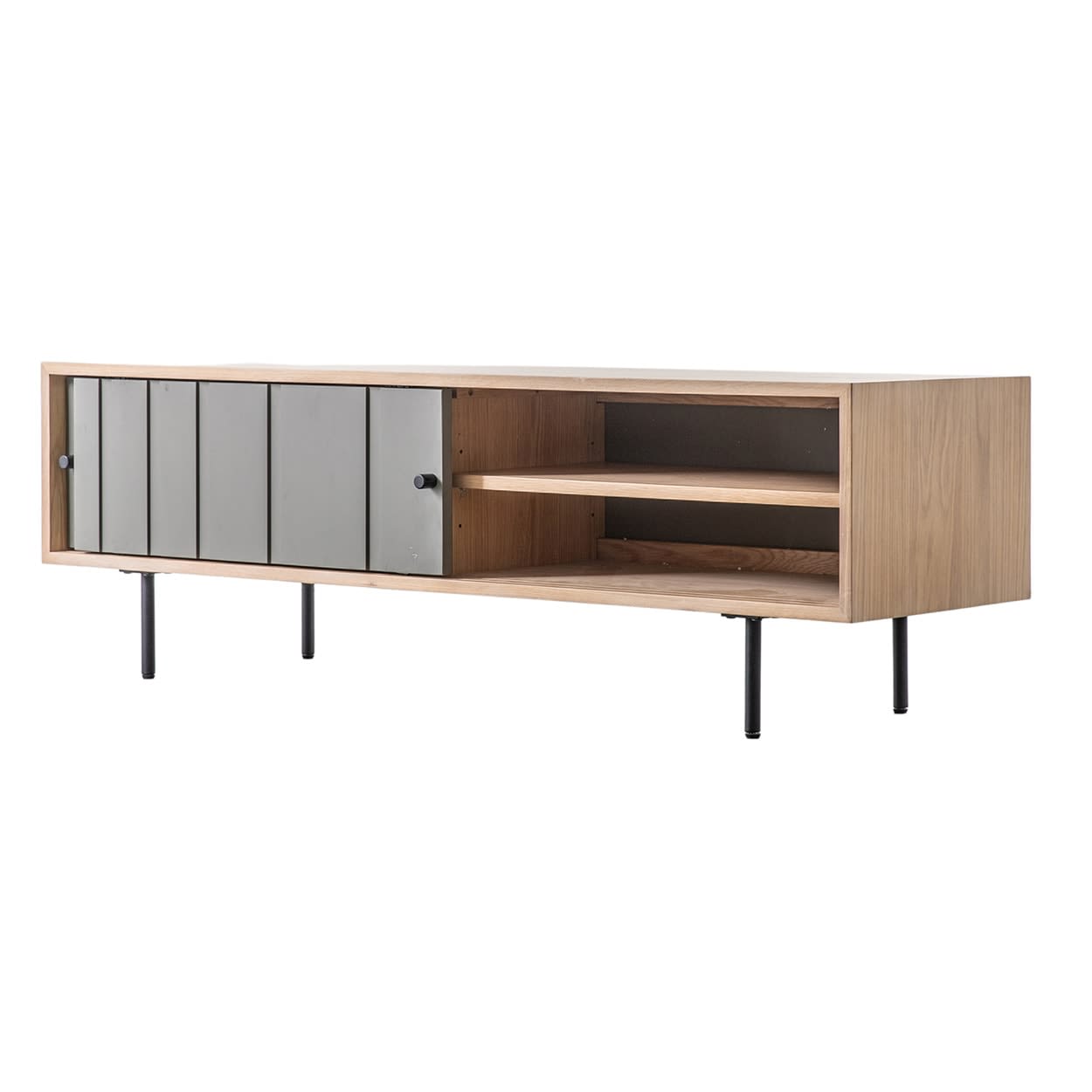 Fuji Grey Media TV Unit by Gallery Direct