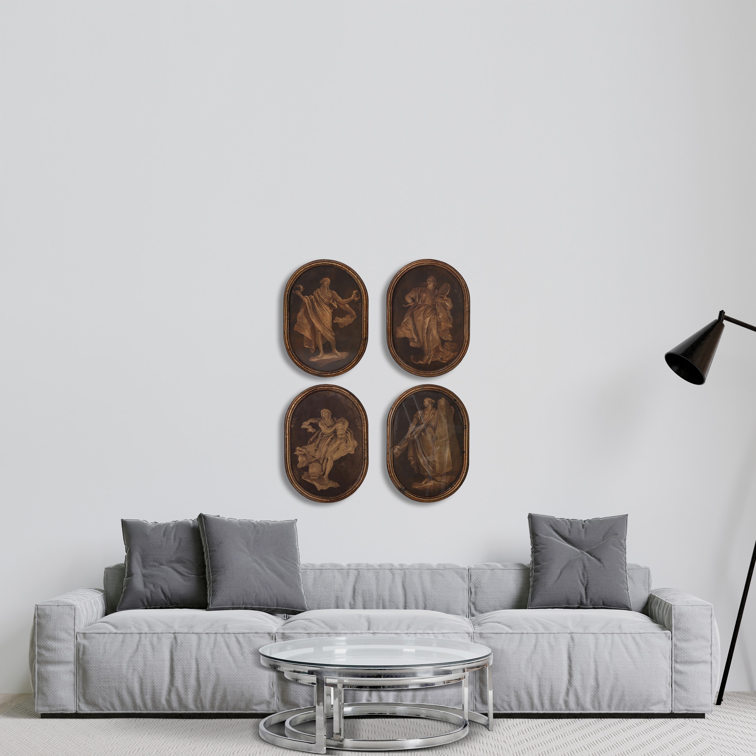 Set of 4 Grecian Wall Pictures