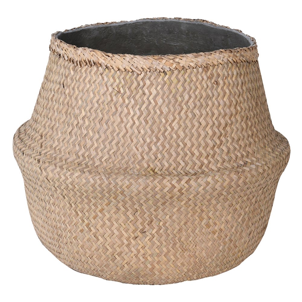 Large Patterned Seagrass Planter