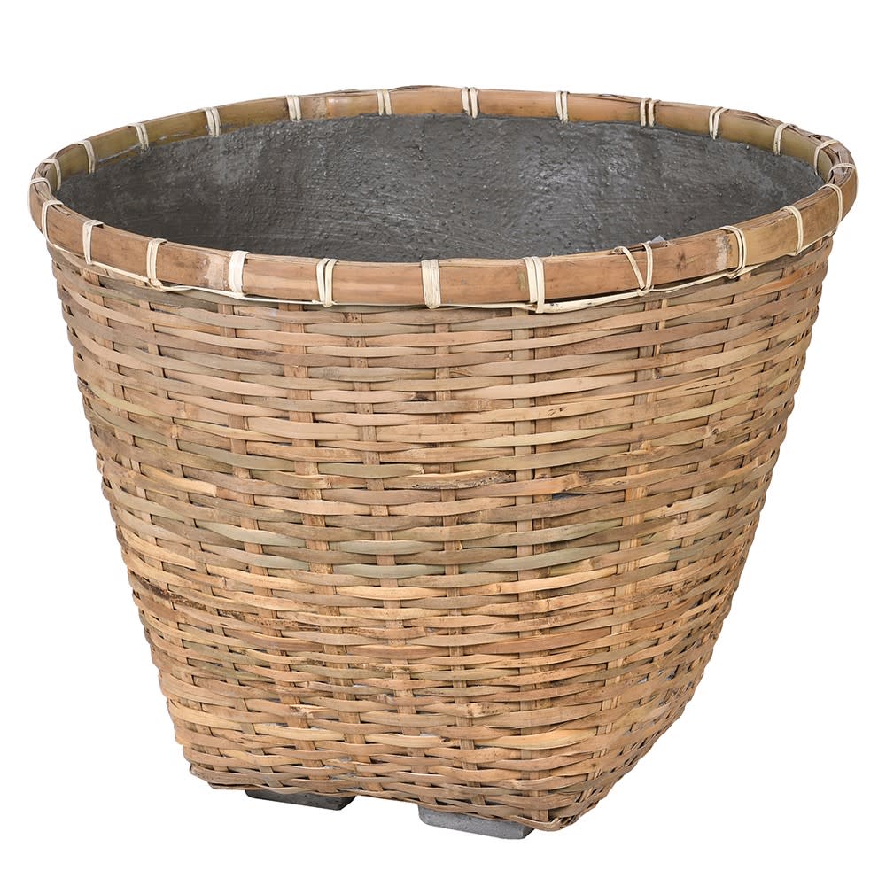 Small Bamboo Wicker Planter