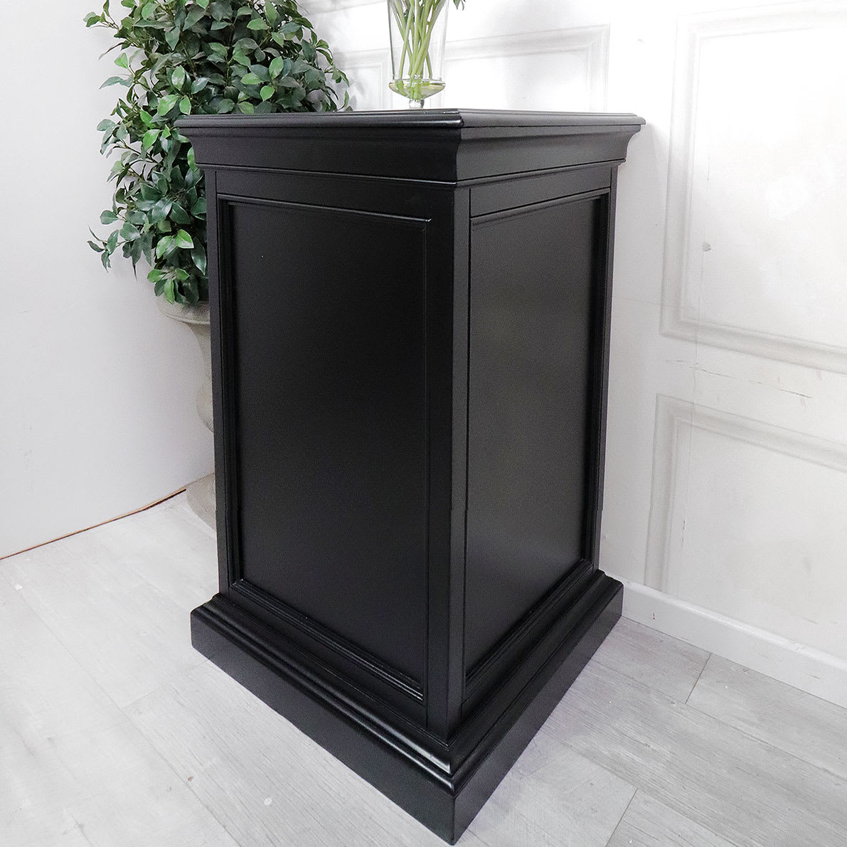 Manor Black Lamp Table Plinth (2 Available)