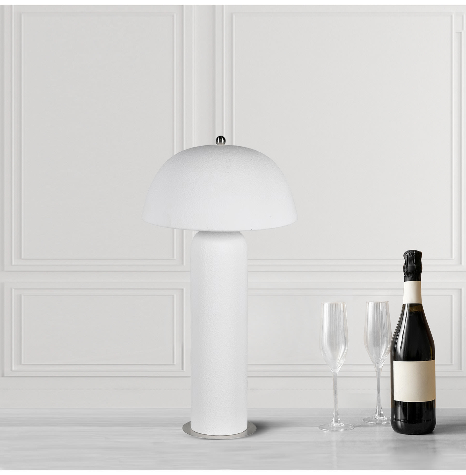 Portobello White Ceramic Table Lamp