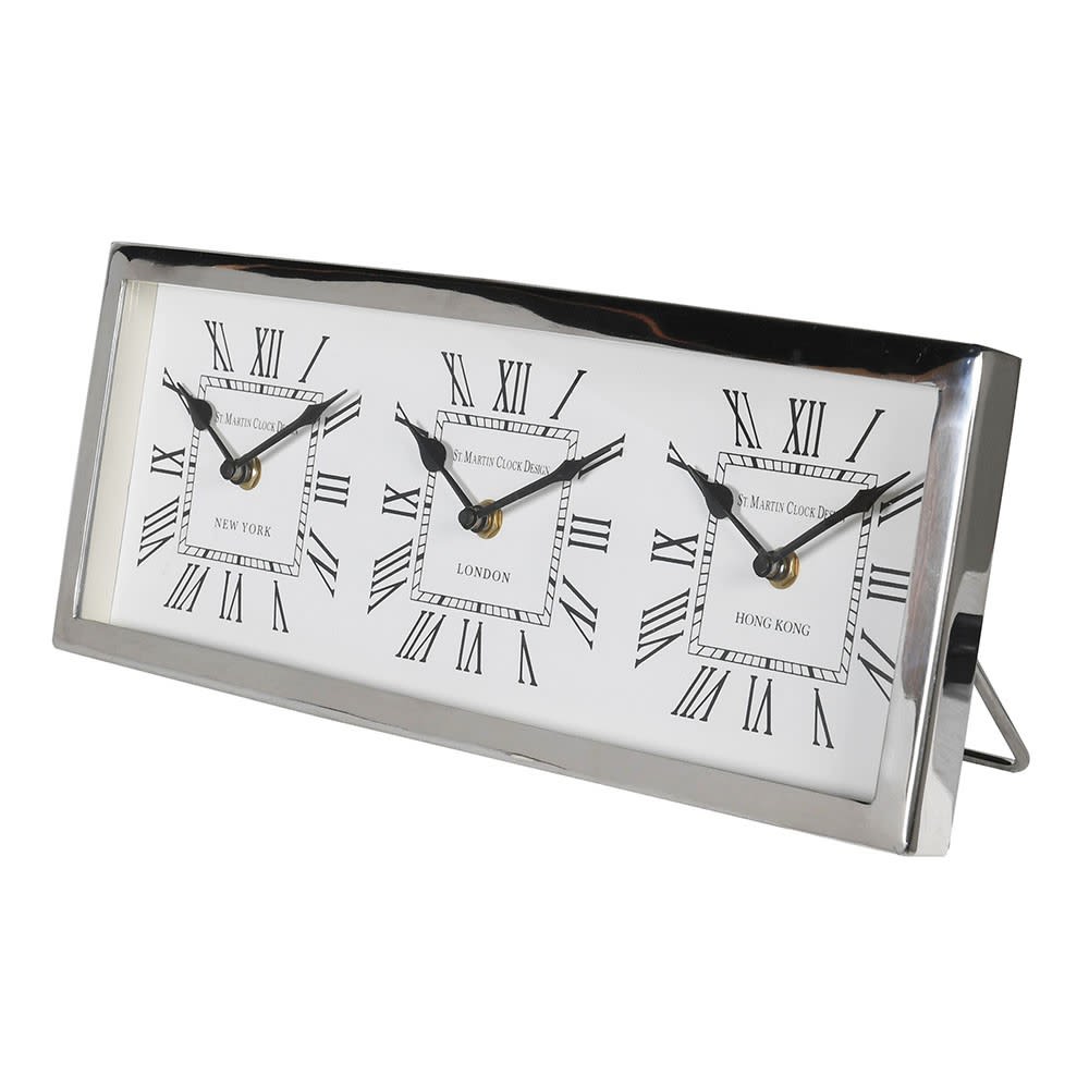 Presidential World Timer Table Clock