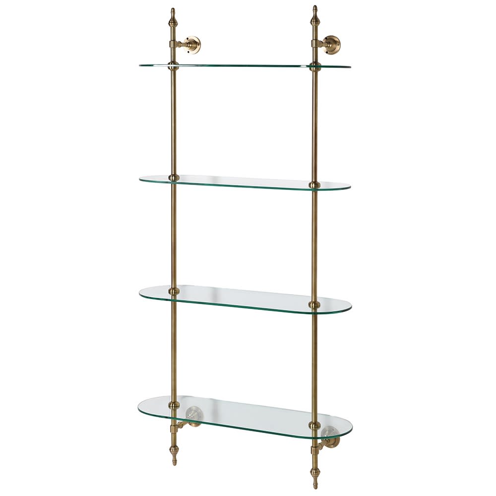 Brass and Glass Display Unit 