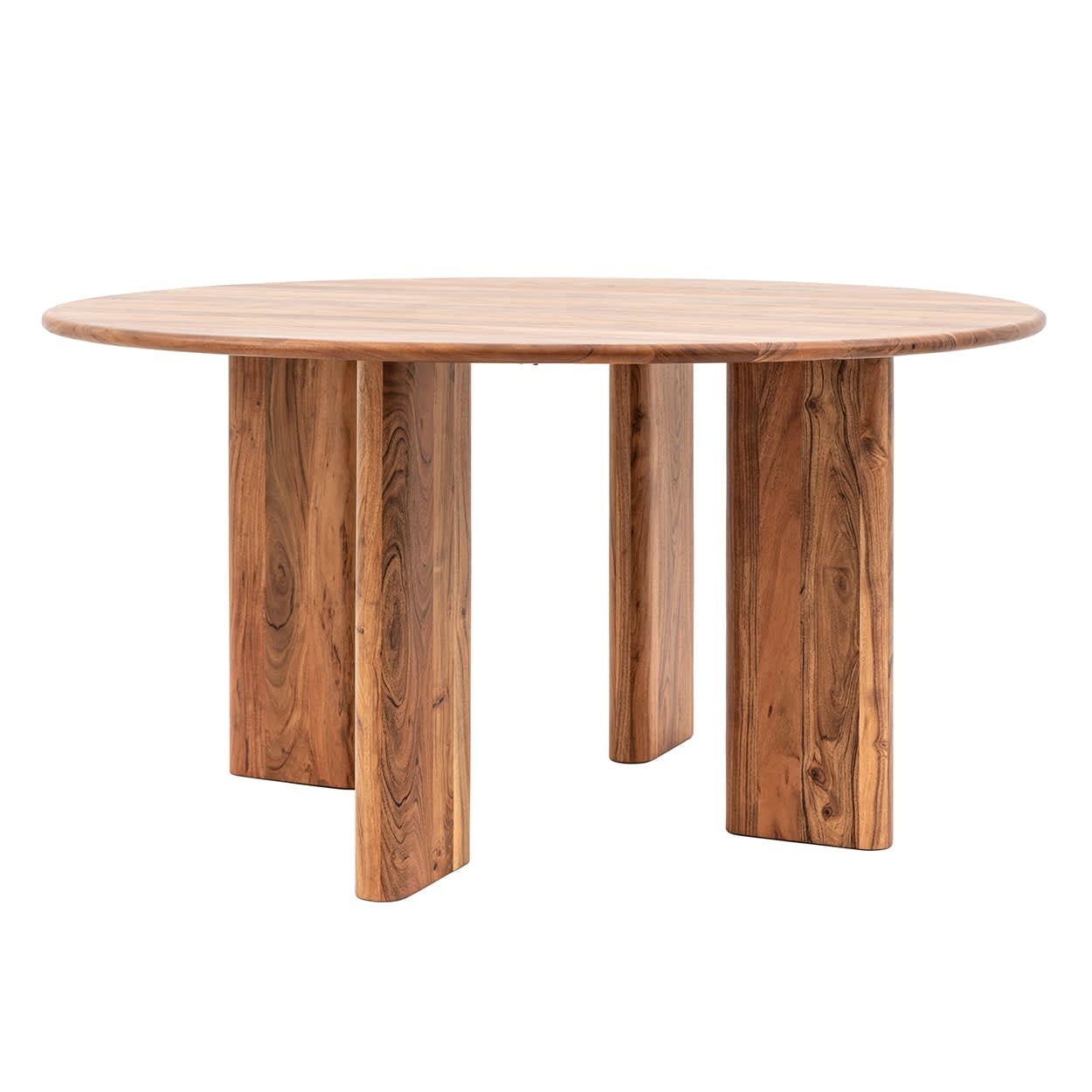 Borden Wooden Round Dining Table by Gallery Direct