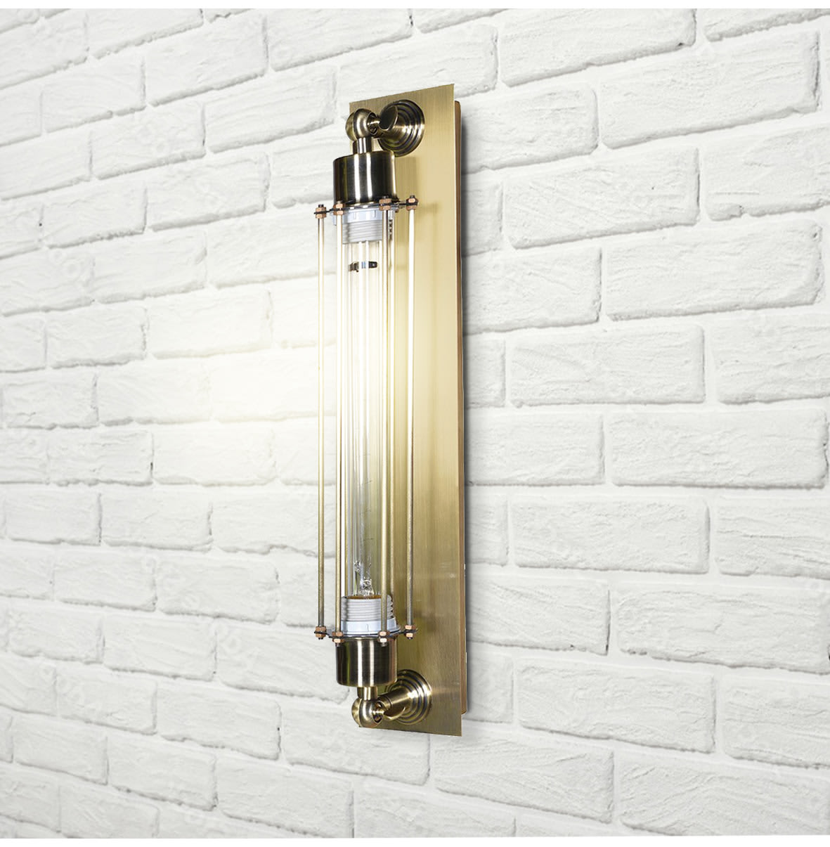 Brookes Old Gold Wall Light