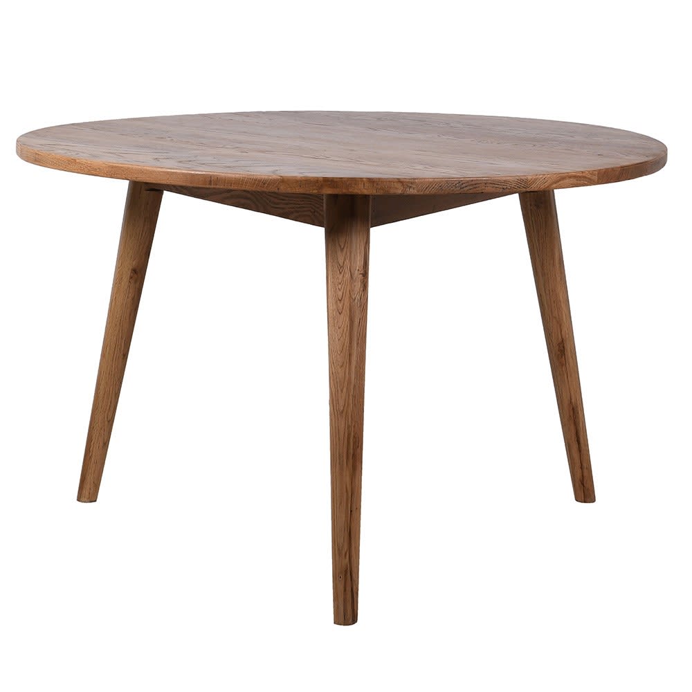Wooden 3 Leg Round Dining Table