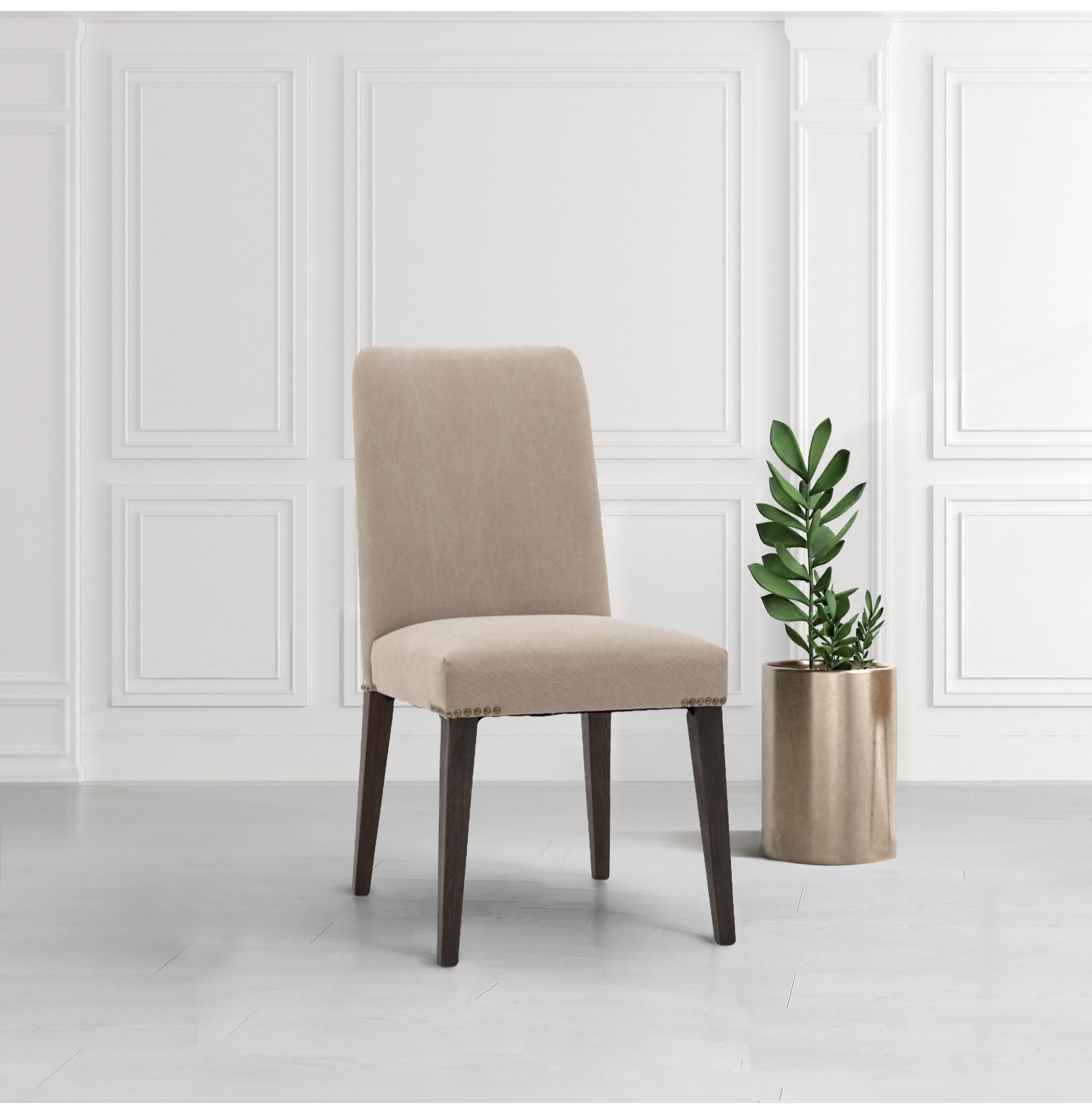 Madison Linen Dining Chair by Gallery Direct