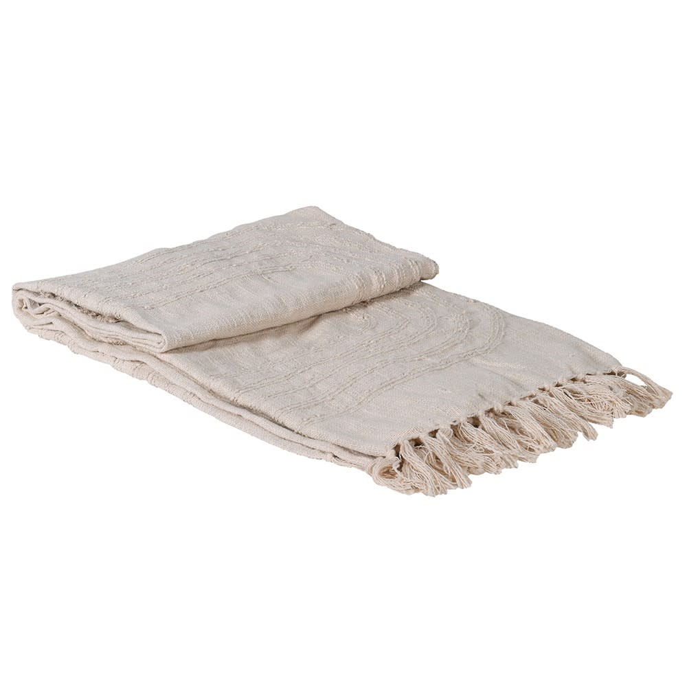 Cotton Fringed Throw