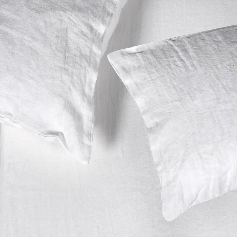 Kingsize White Hemp Duvet Set