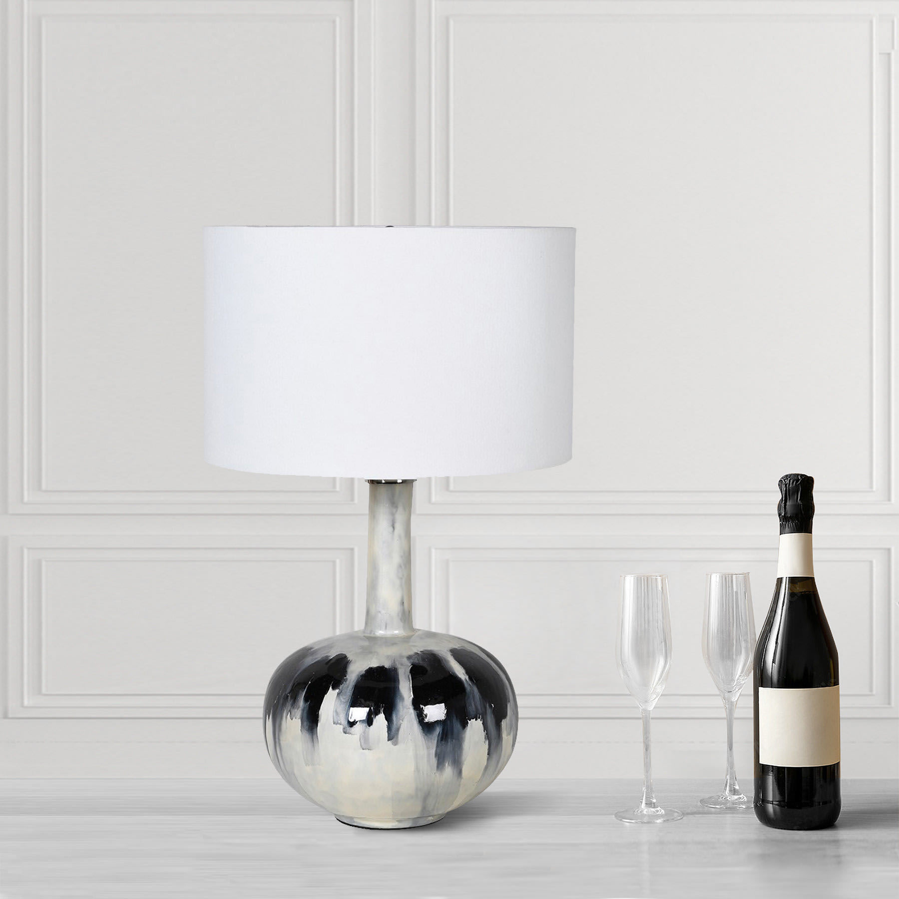 Norway Enamel Table Lamp