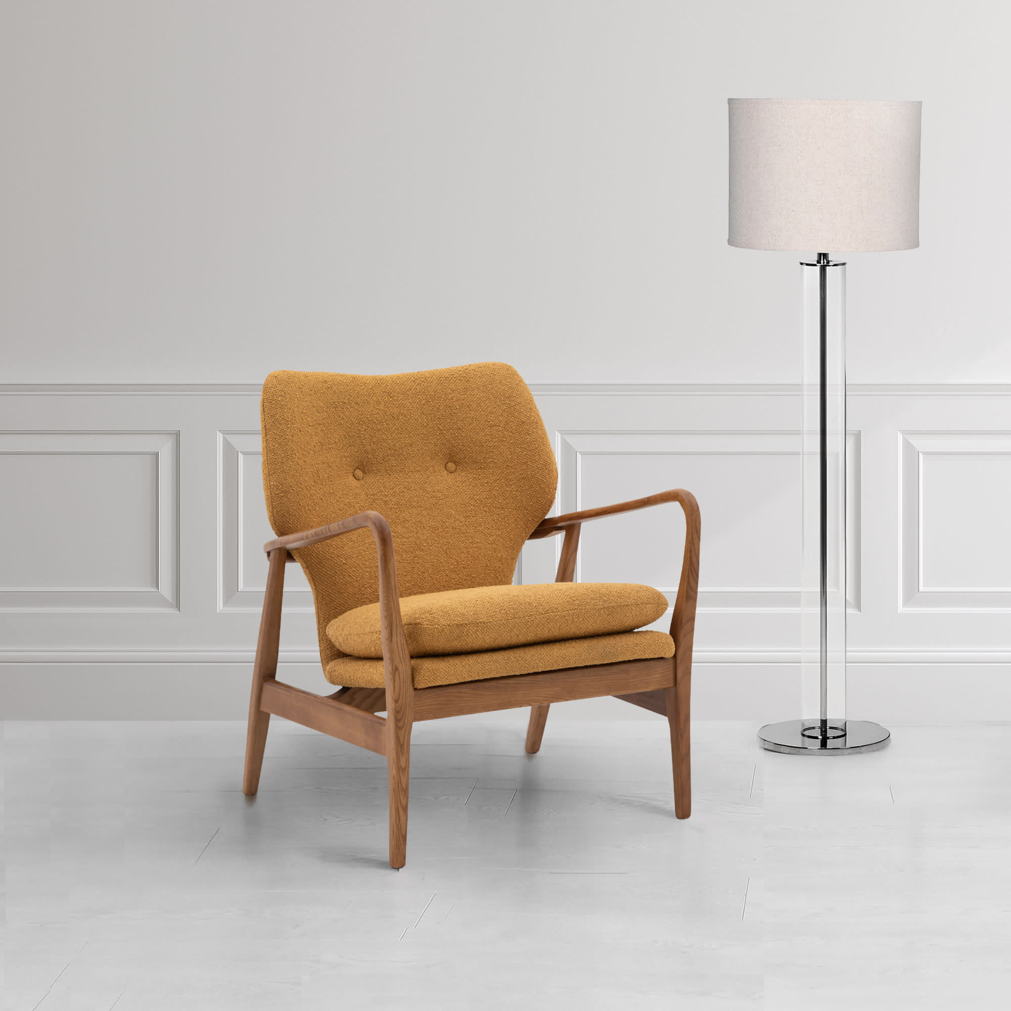 Hughes Yellow Ochre Armchair