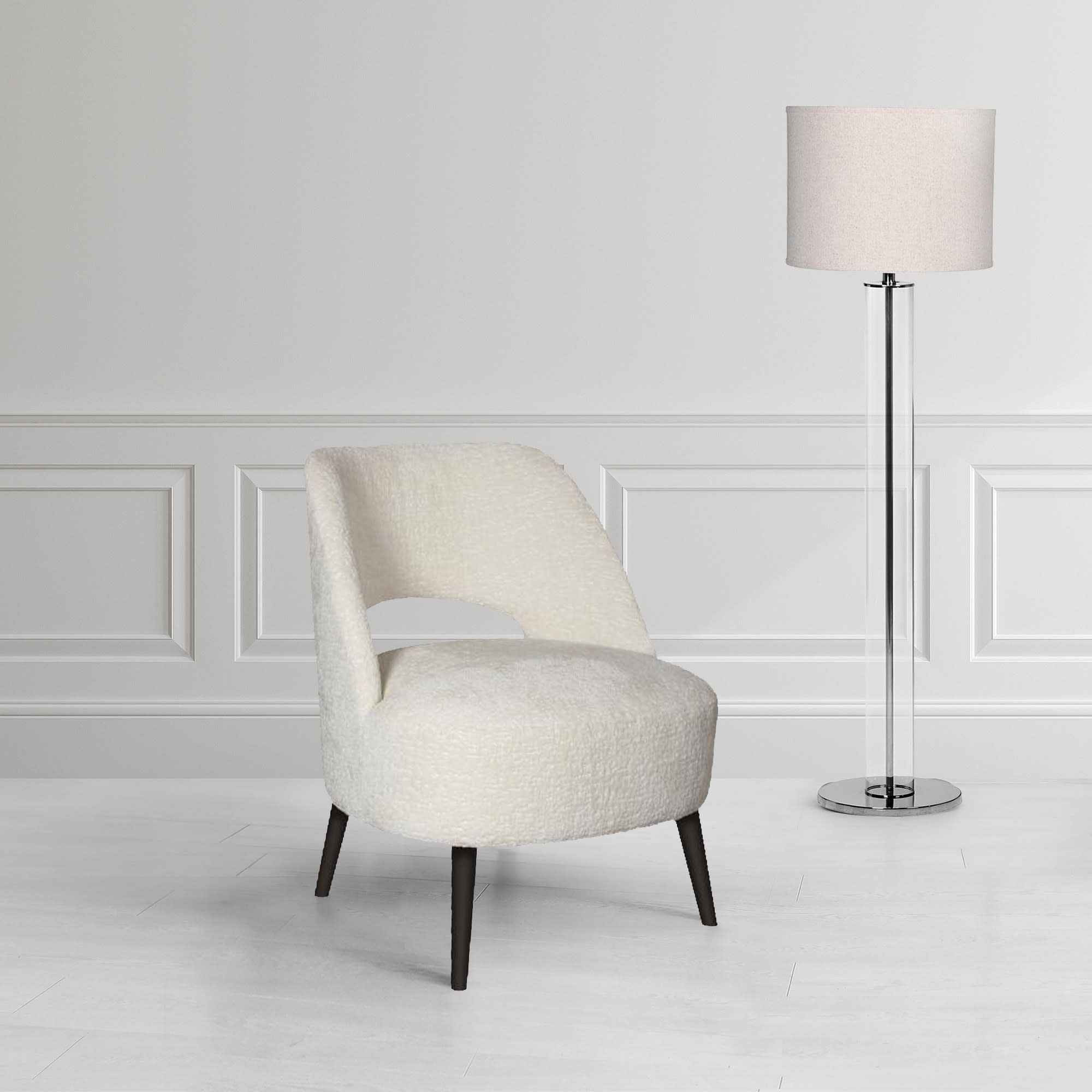 Amelia Ivory Upholstered Chair