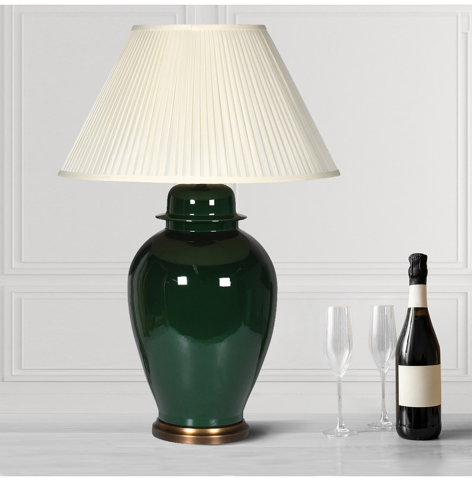 Emerald Jar Table Lamp