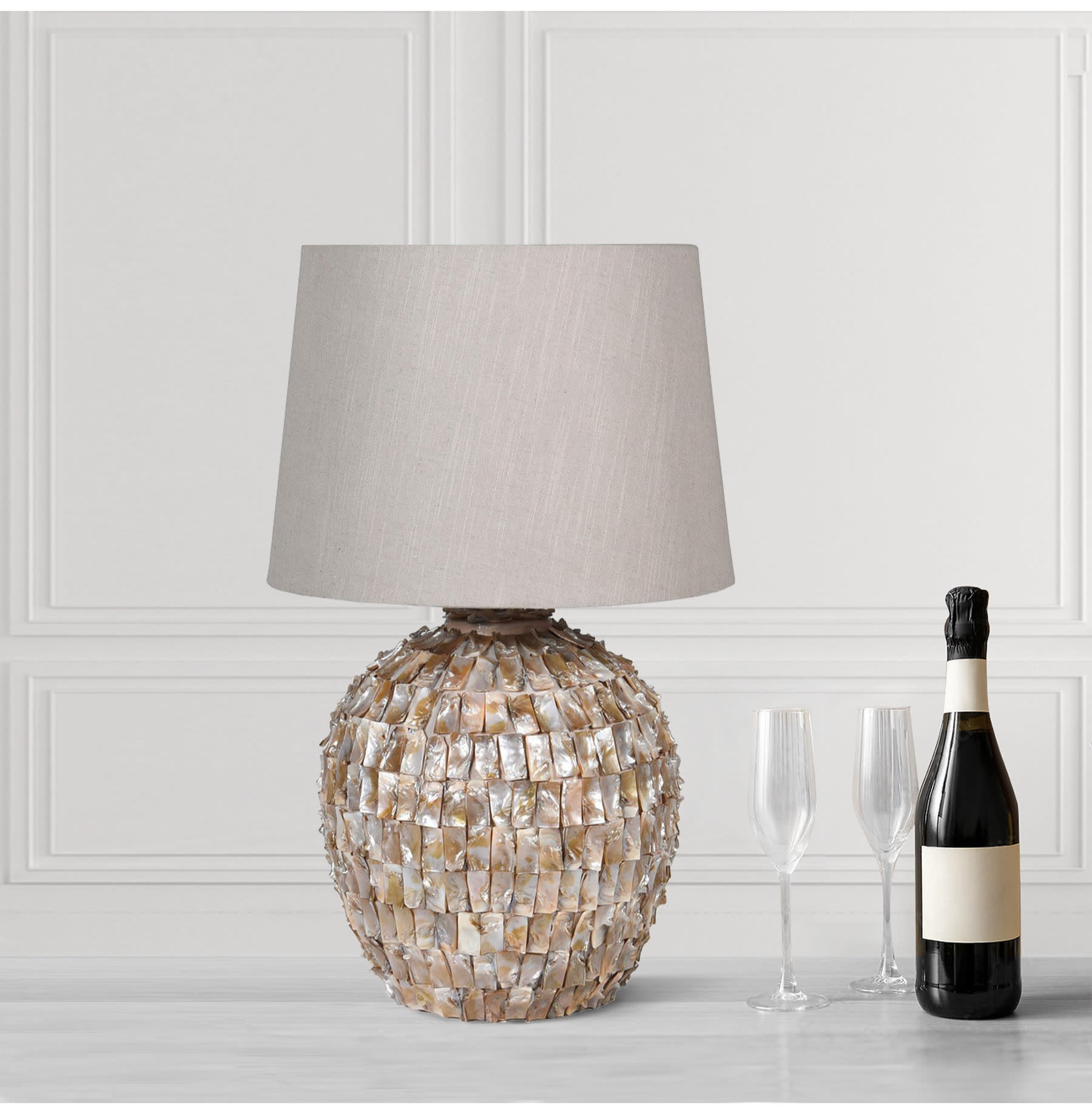 Mother of Pearl Table Lamp