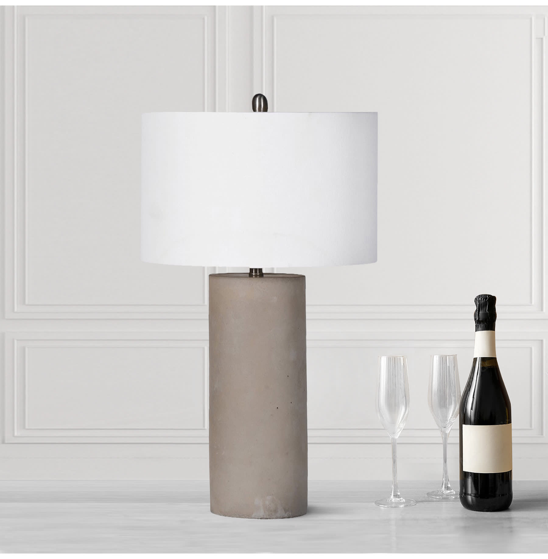 Beige Minimalist Table Lamp