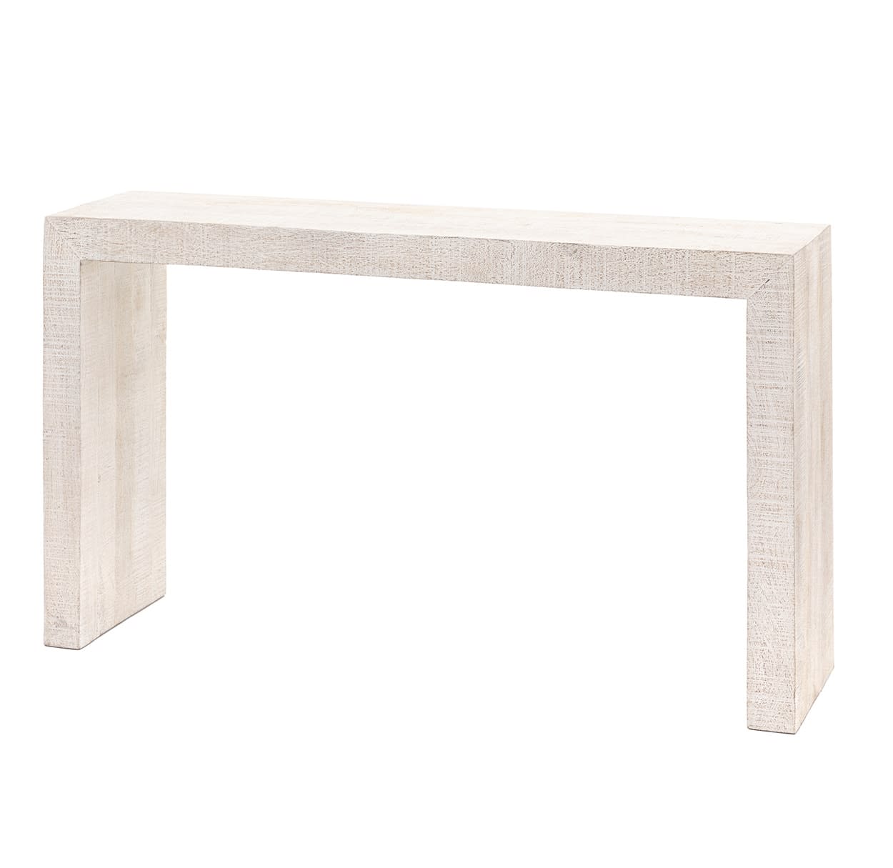 Iowa White Wash Hall Console Table by Gallery Direct