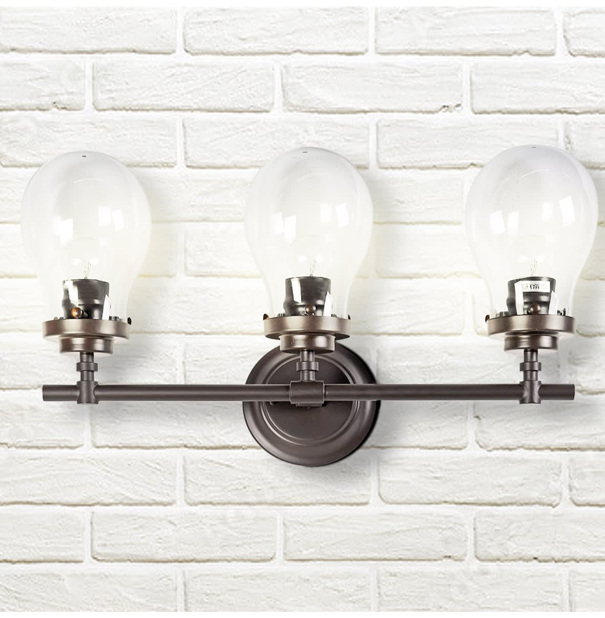 Jaden Trio Bulb Wall Light