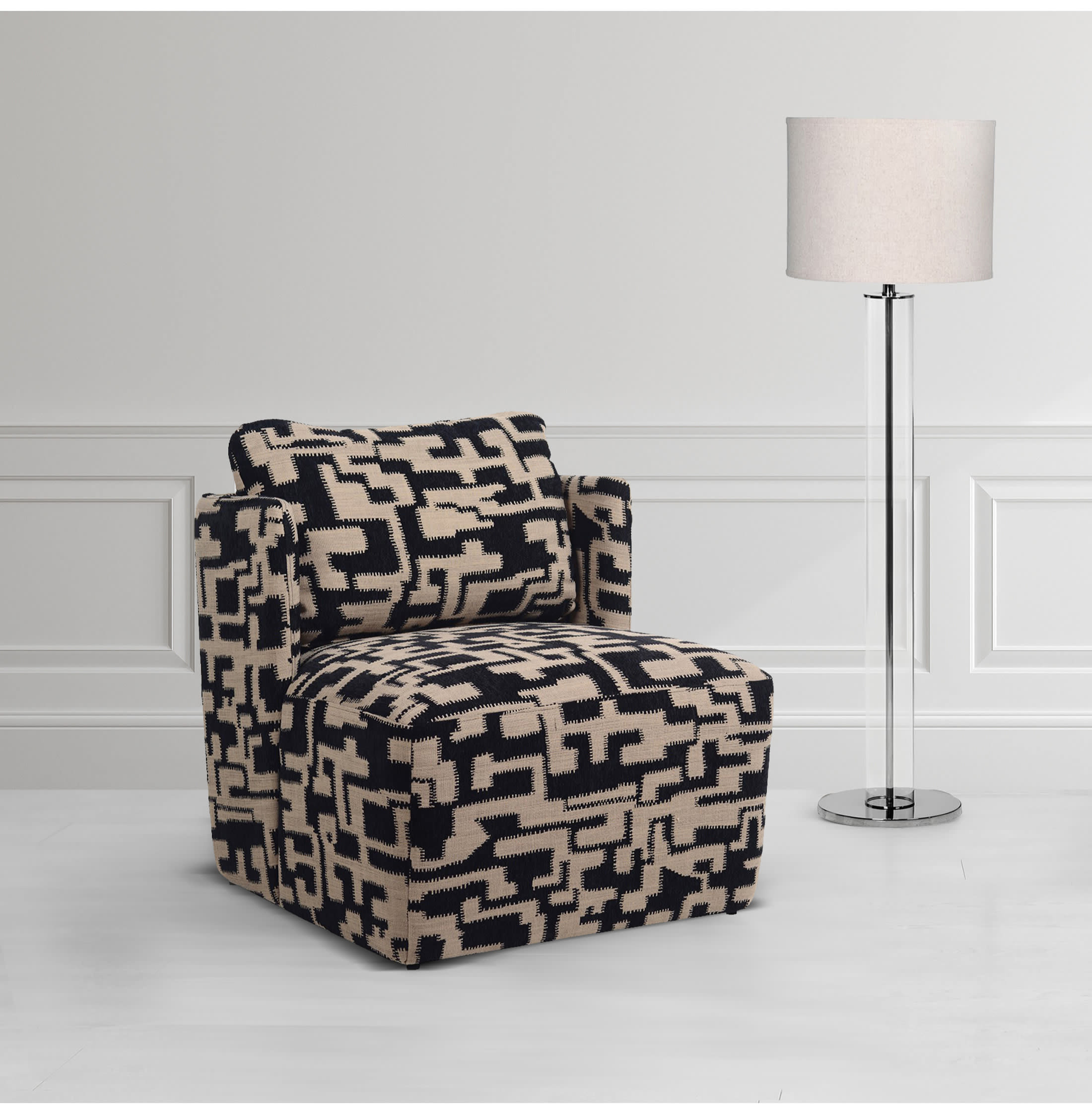 Abstract Club Chair