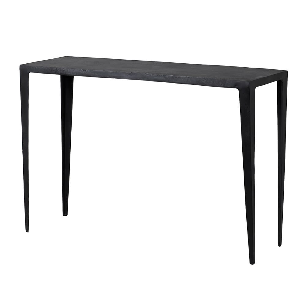 Black Metal Hall Table