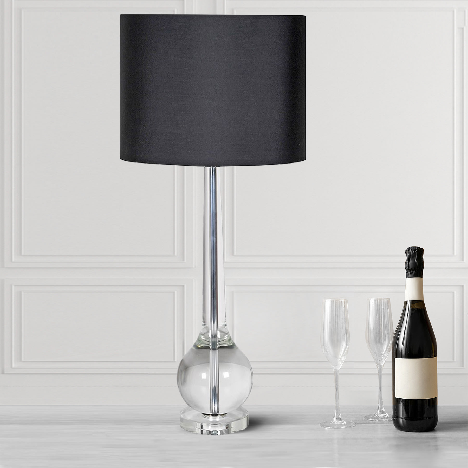 Crystal Drop Table Lamp