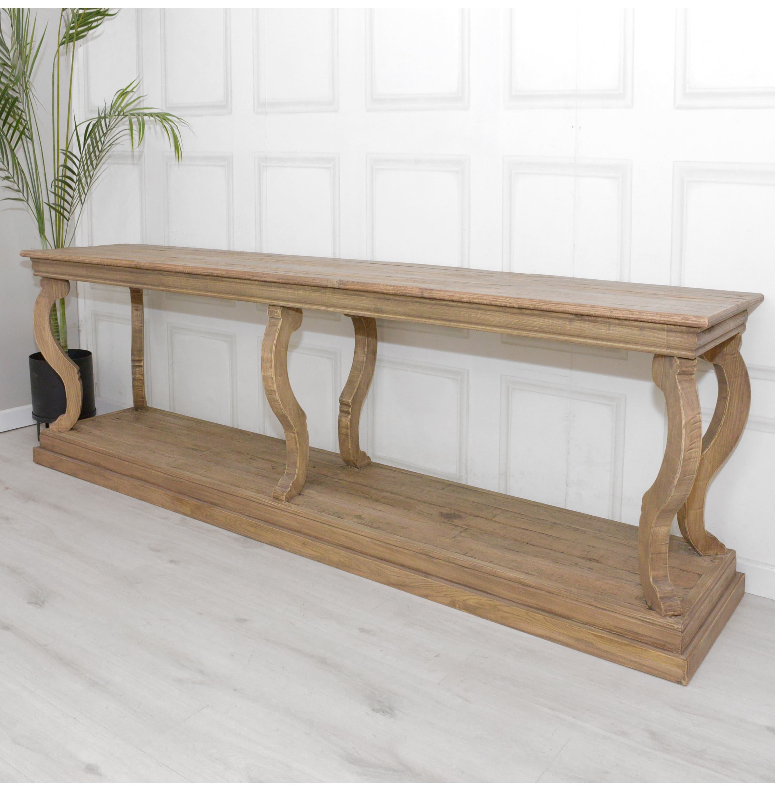 Large Reclaimed Oak Hall Console Table