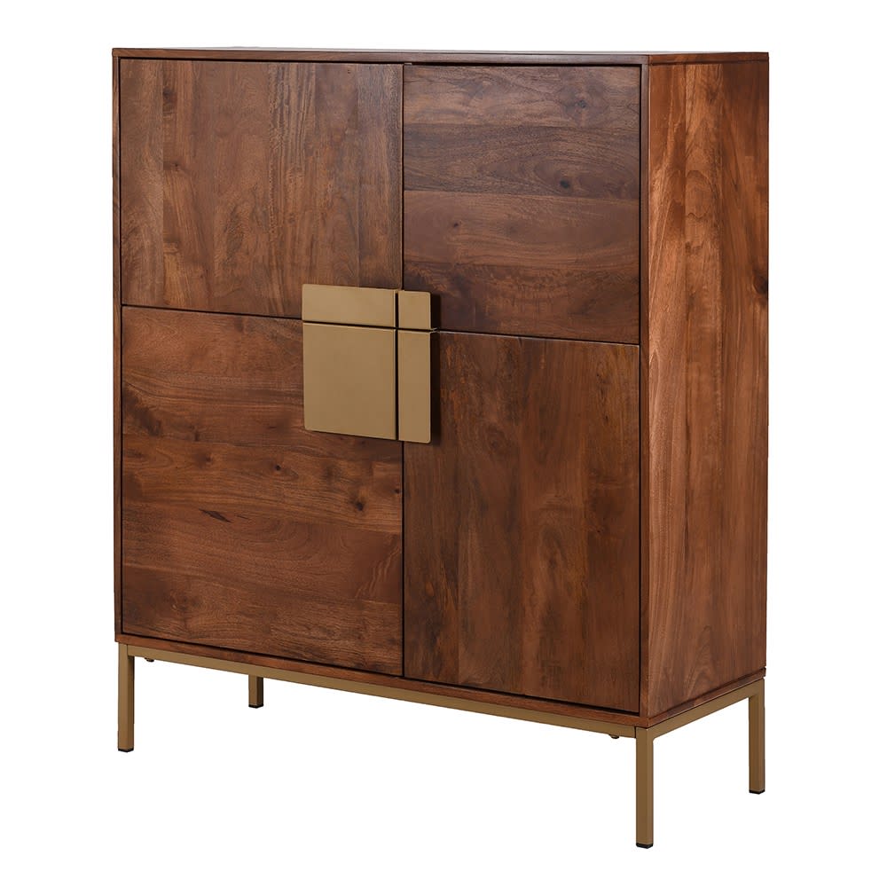 Piazza Brown Wooden Cupboard