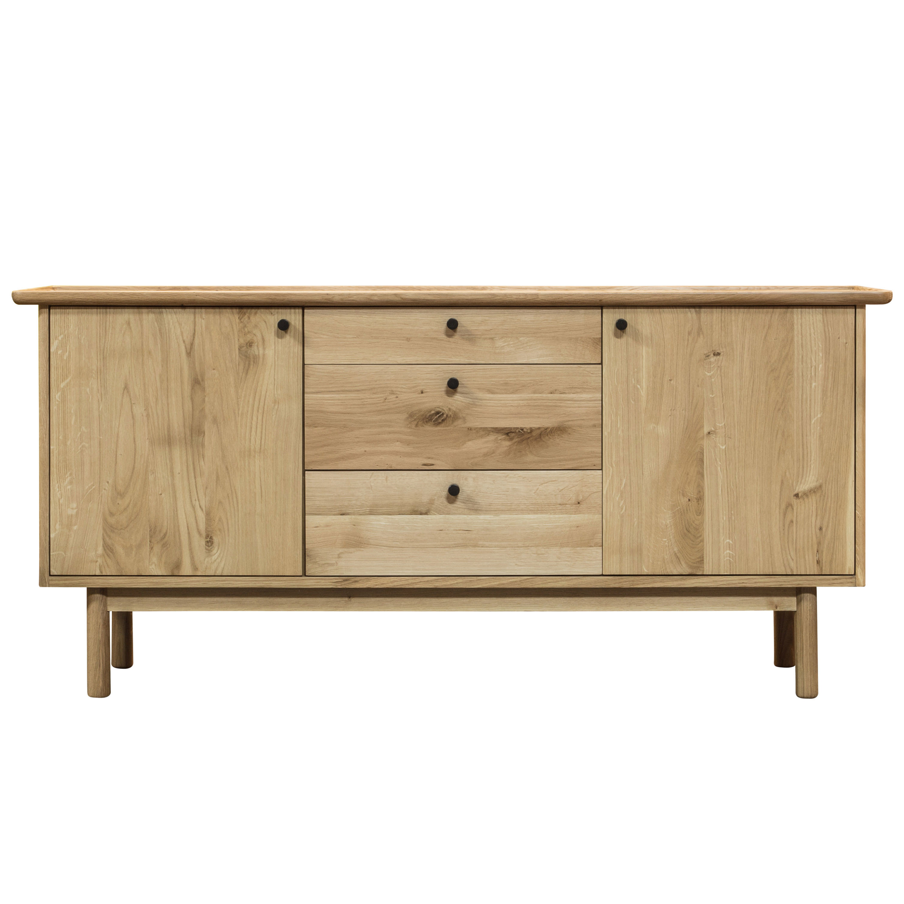 Kingham Oak 2 Door 3 Drawer Sideboard by Gallery Direct