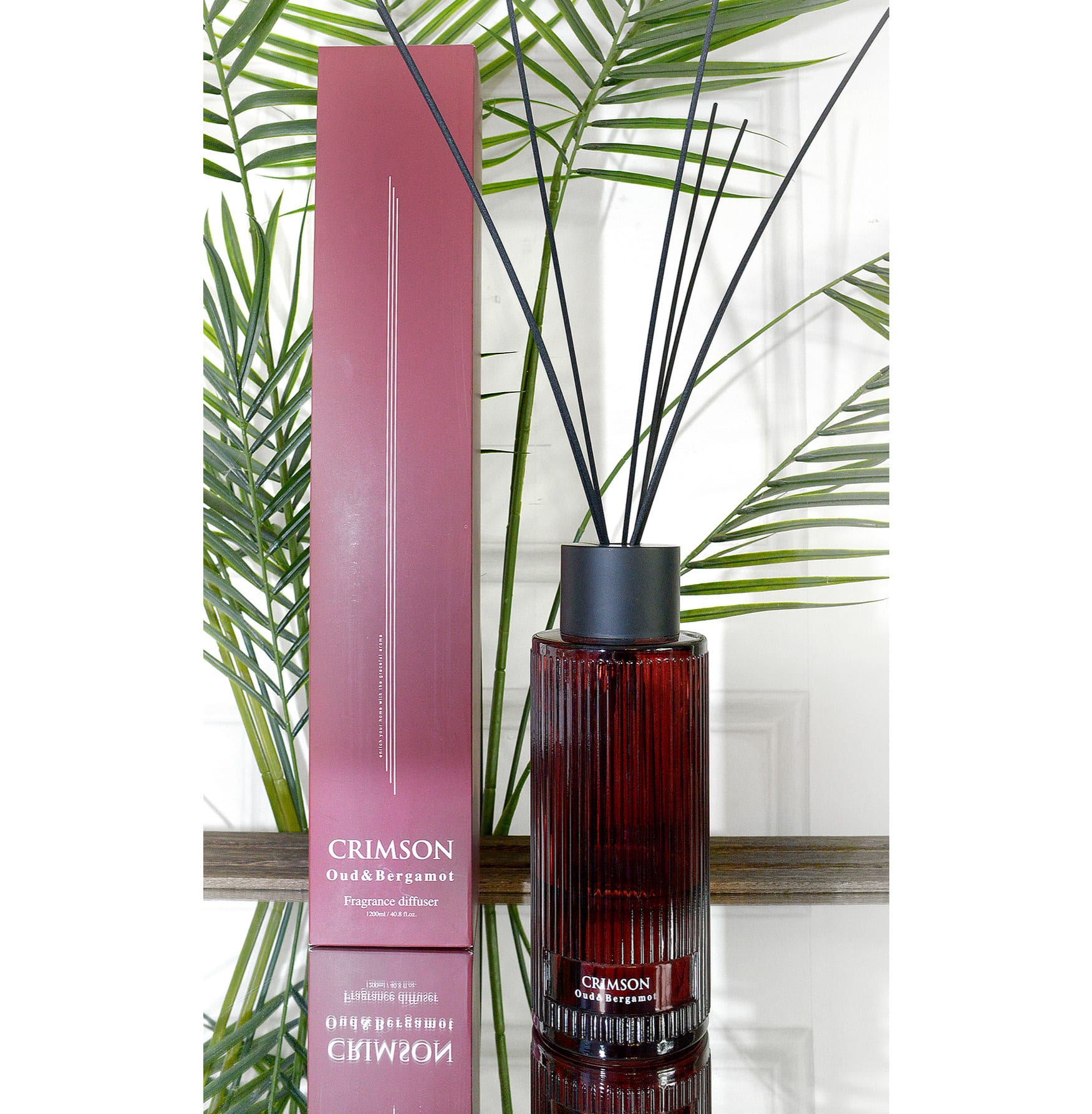 Crimson Oud and Bergamot Large Diffuser