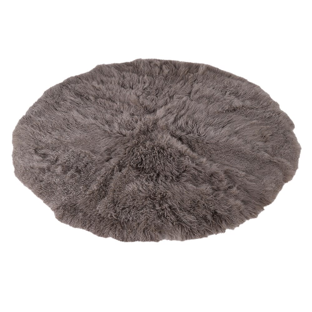 Mink Round Tibetan Rug