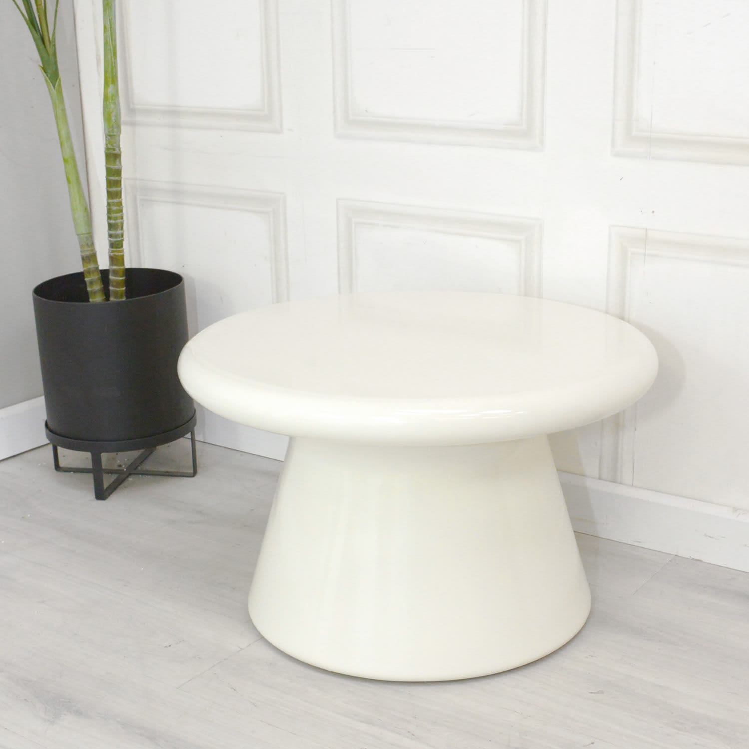 Arcade Martino Cream Concrete Coffee Table