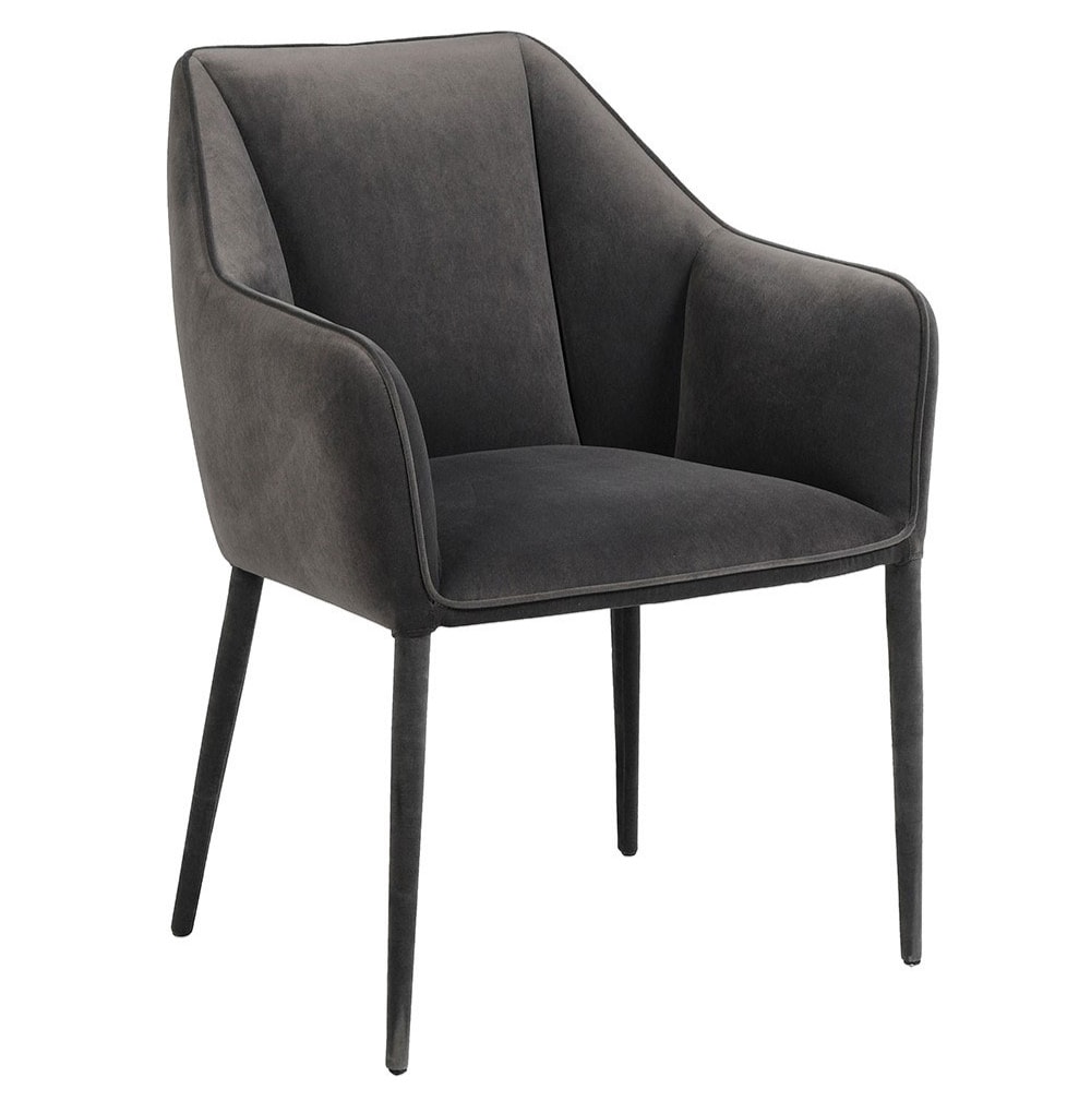 Deep Grey Dining Chair