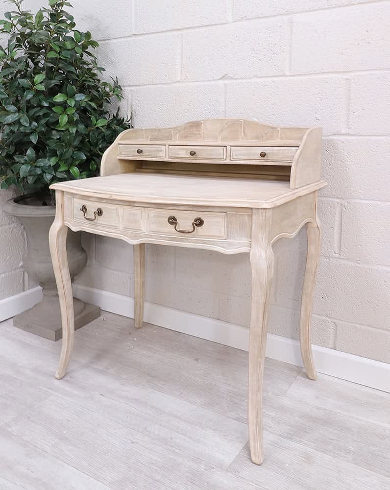 Foret Limed Effect Writing Desk/Dressing Table