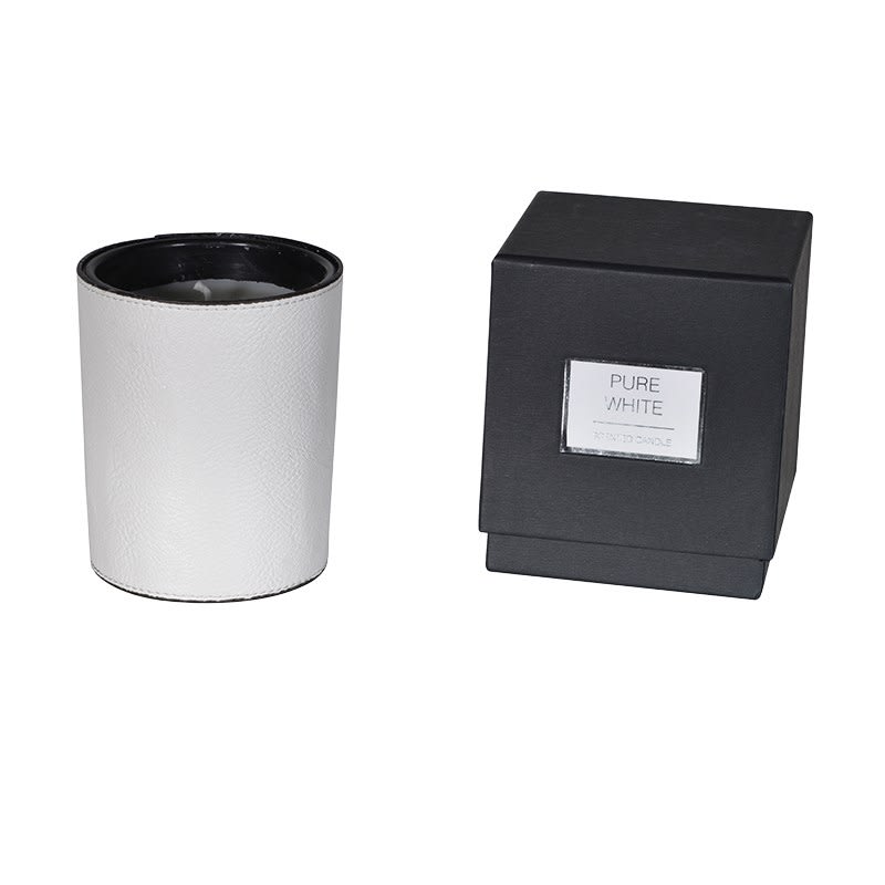 Pure White Scented Candle with Box